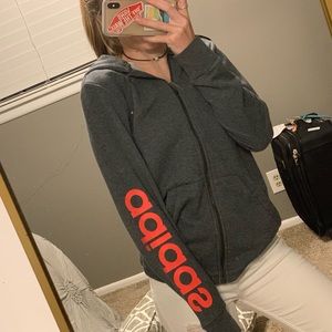 Grey adidas jacket